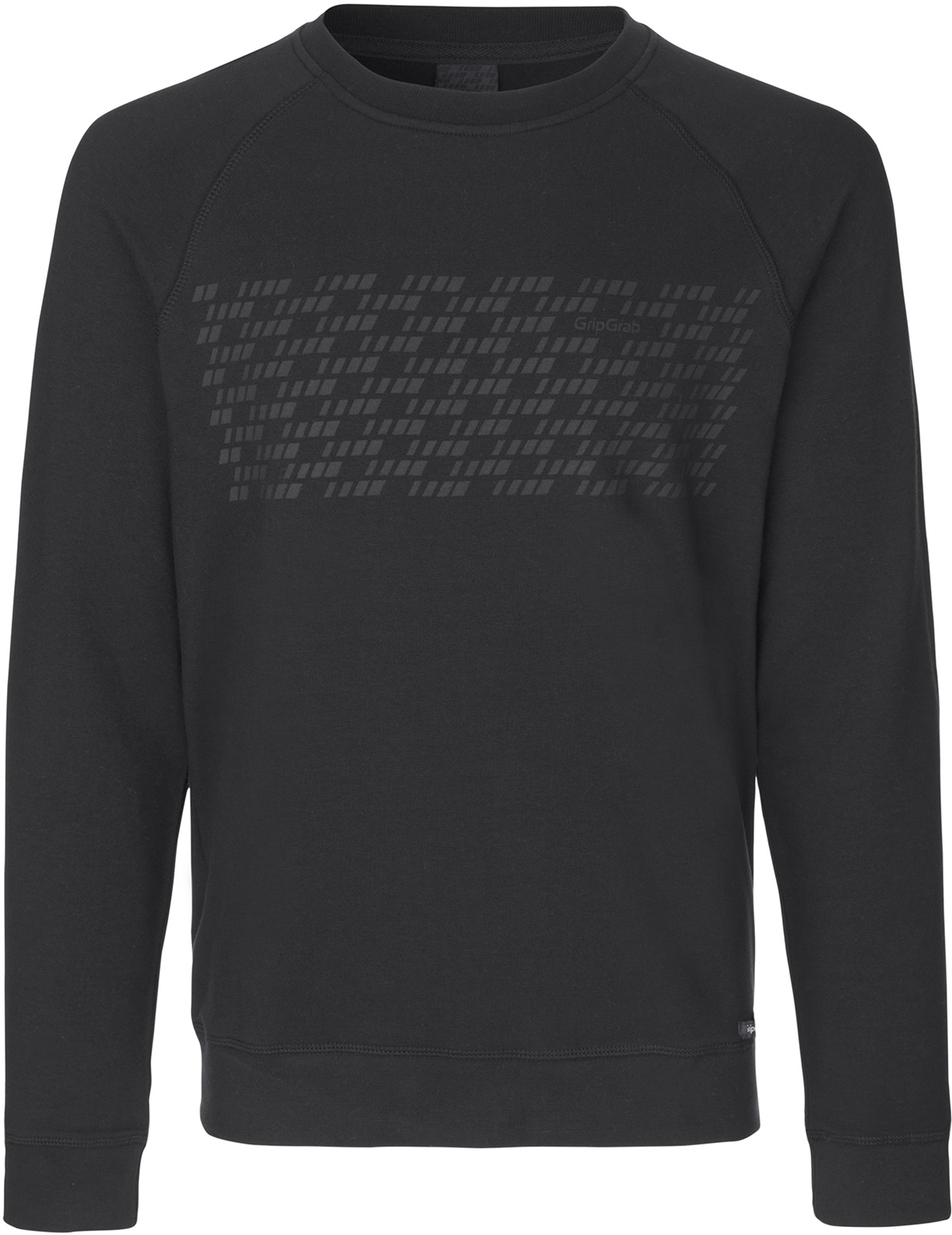5th Element Langærmet økologisk Bomuldssweatshirt   Sort fra Gripgrab