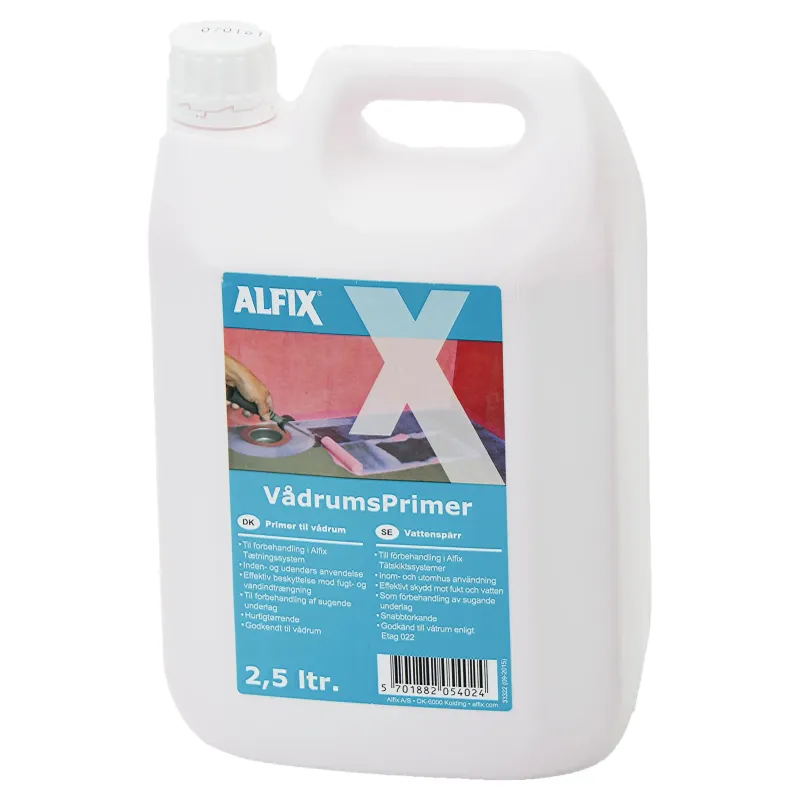 Primer Vådrumsprimer  2,5lt fra Alfix
