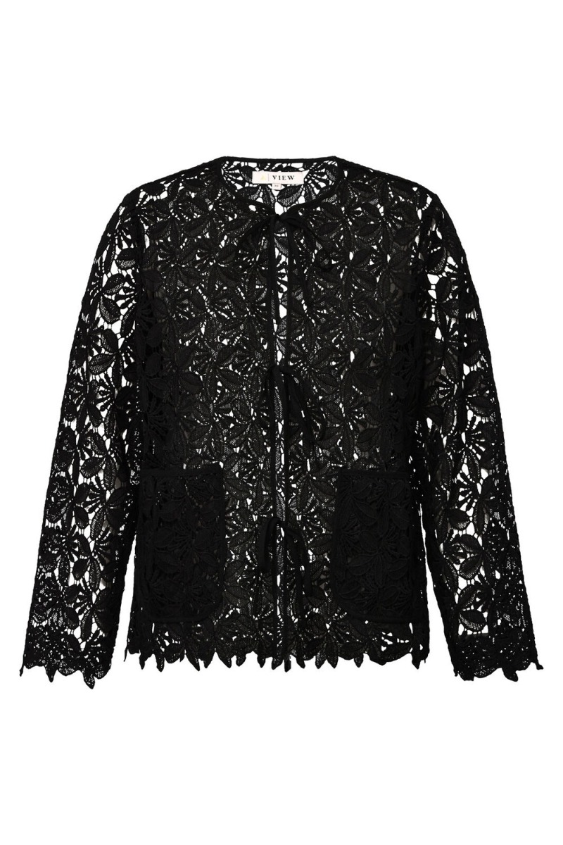 A View   Bluse   Sindy Jacket   Black fra A-view