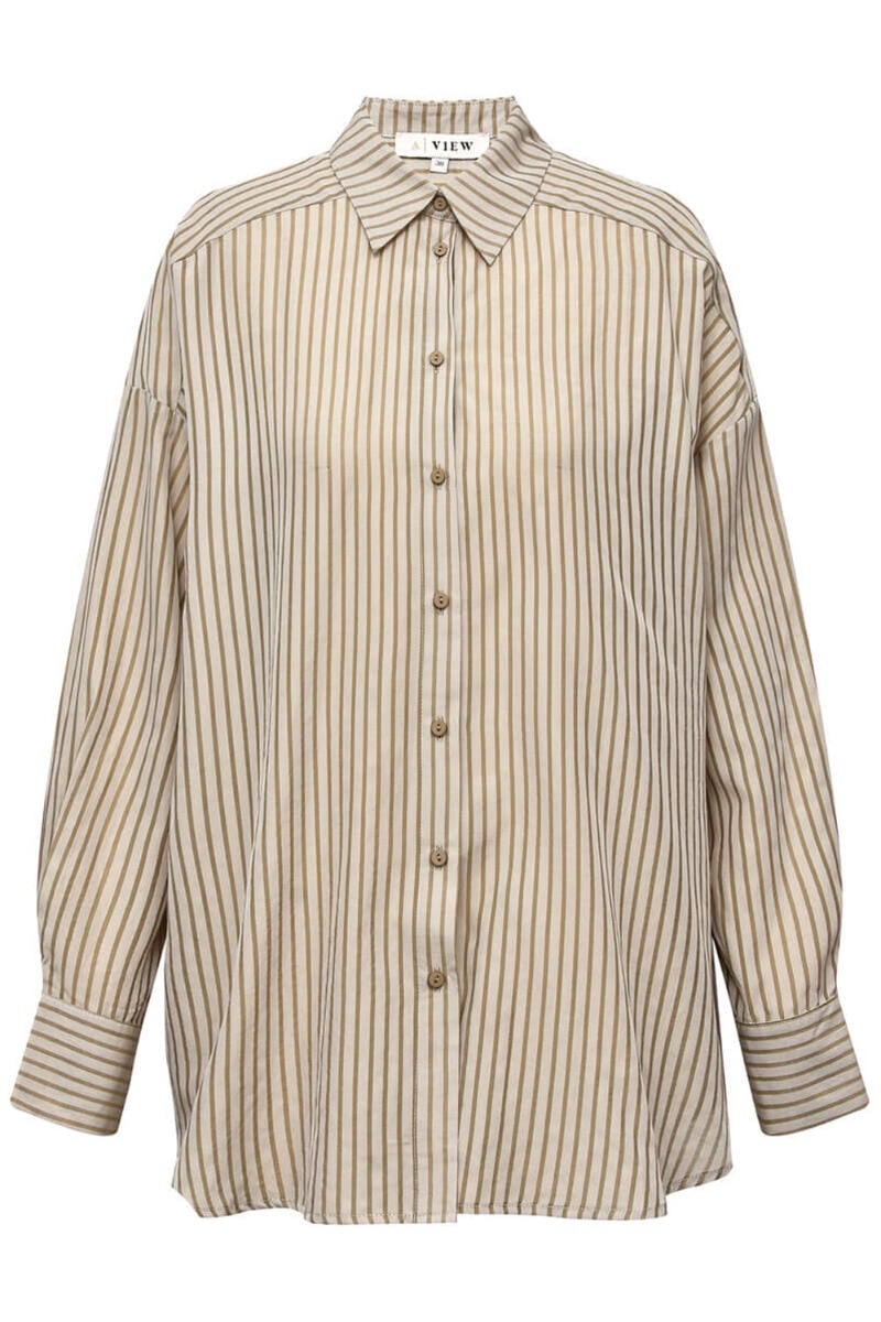 A View   Skjorte   Sonja Shirt   Brown fra A-view