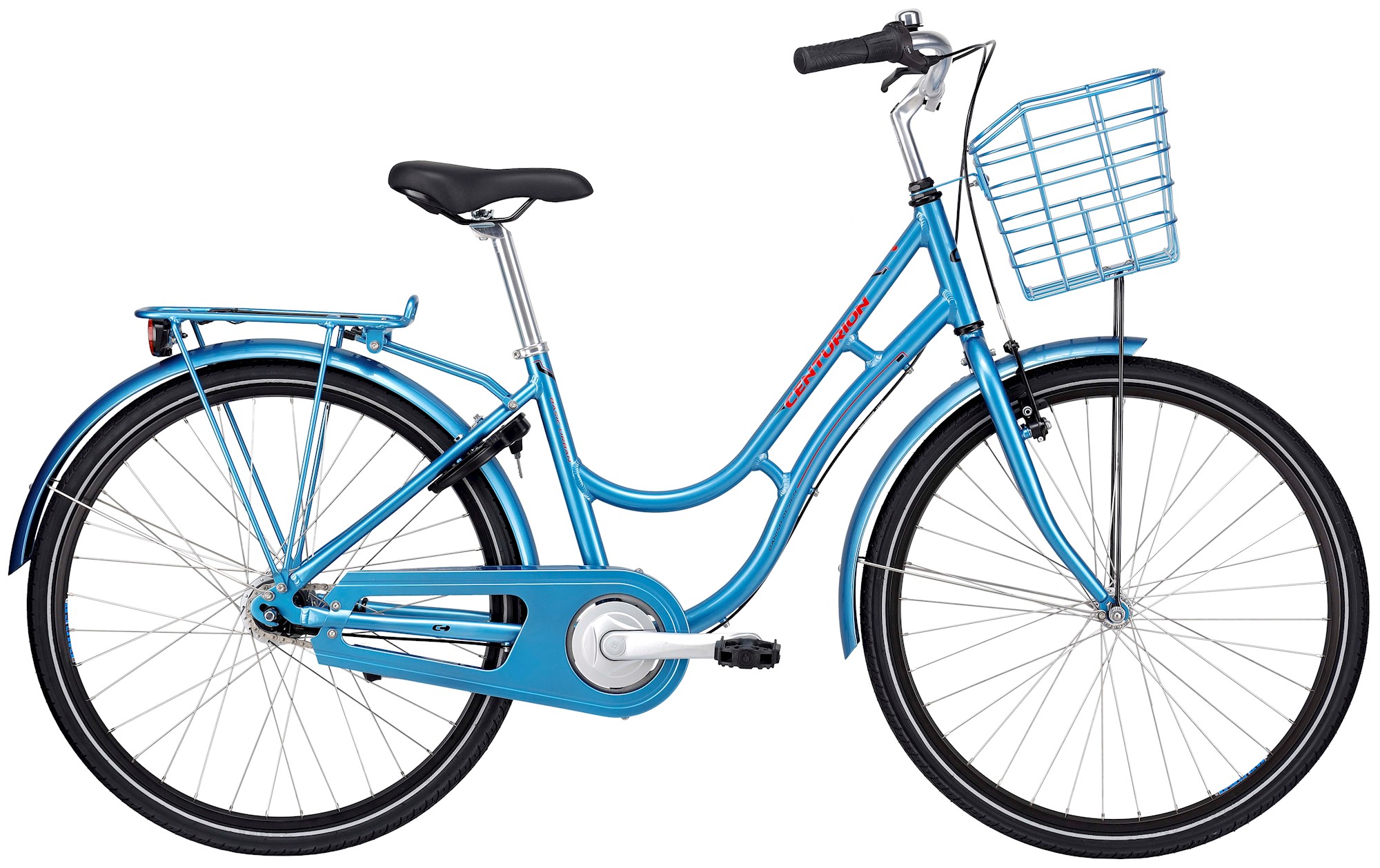 Basic Urban+ 26" Pige 7g 2023   Blå (udstillingsmodel) fra Centurion