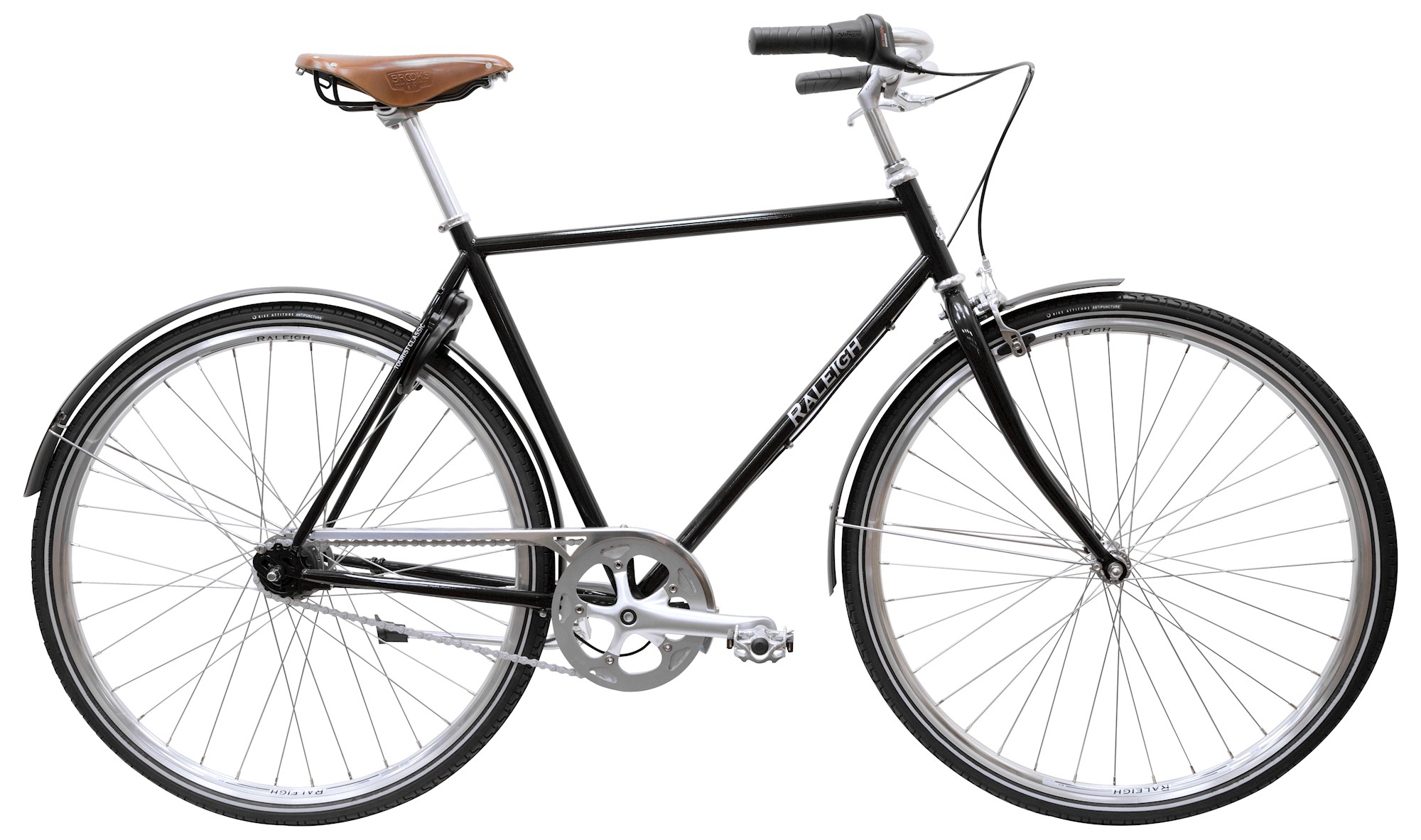Tourist Classic Herre 7g 2023   Sort fra Raleigh