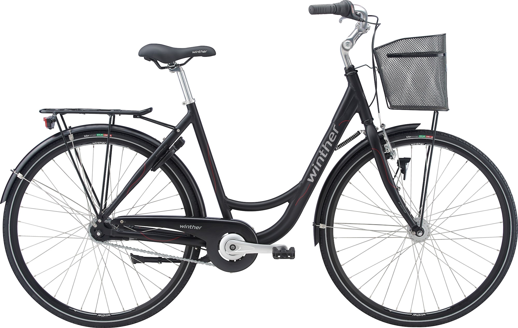 Shopping Society Dame 7g 2023   Sort fra Winther