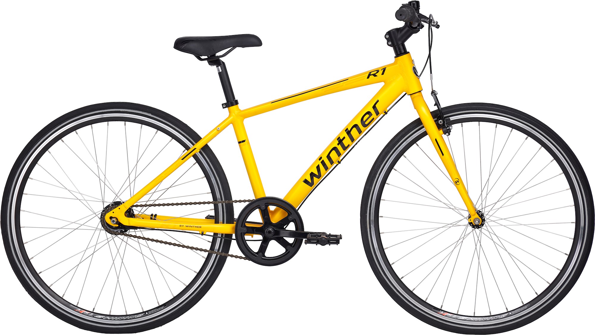 R1 Sport Dreng 26" 7g 2023   Gul fra Winther