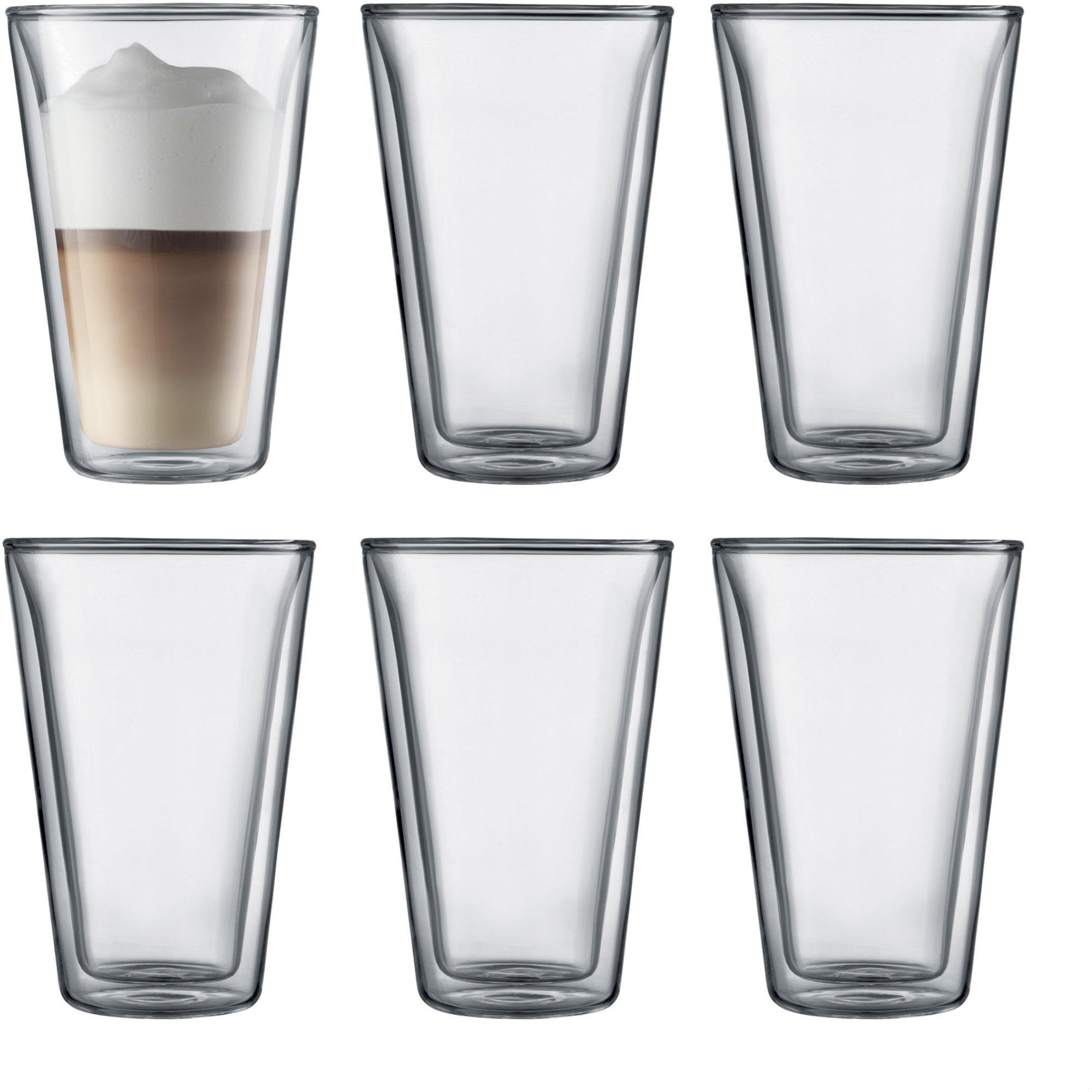 Canteen Dobbeltvægget Glas, 6 Stk.   0,4 L fra Bodum