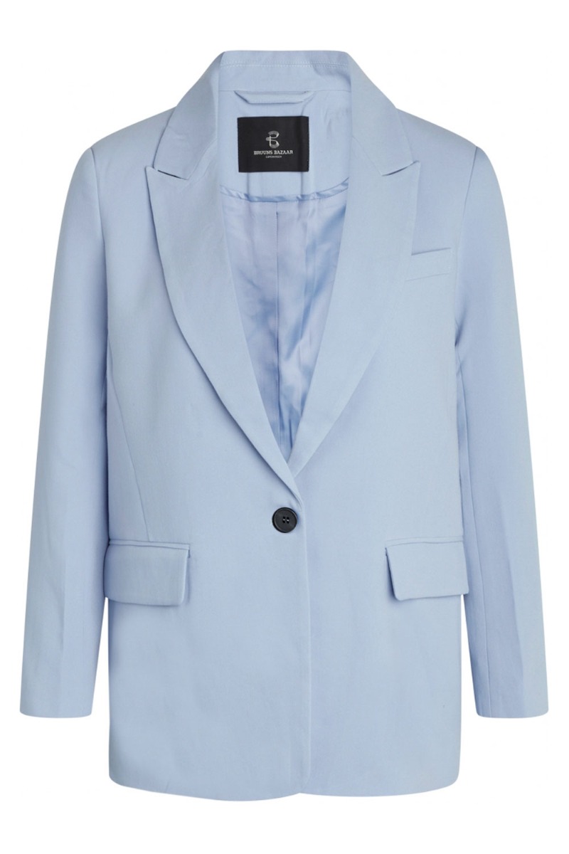 Blazer   Women Cindysus Frida Blazer   Brunnera Blue fra Bruuns Bazaar