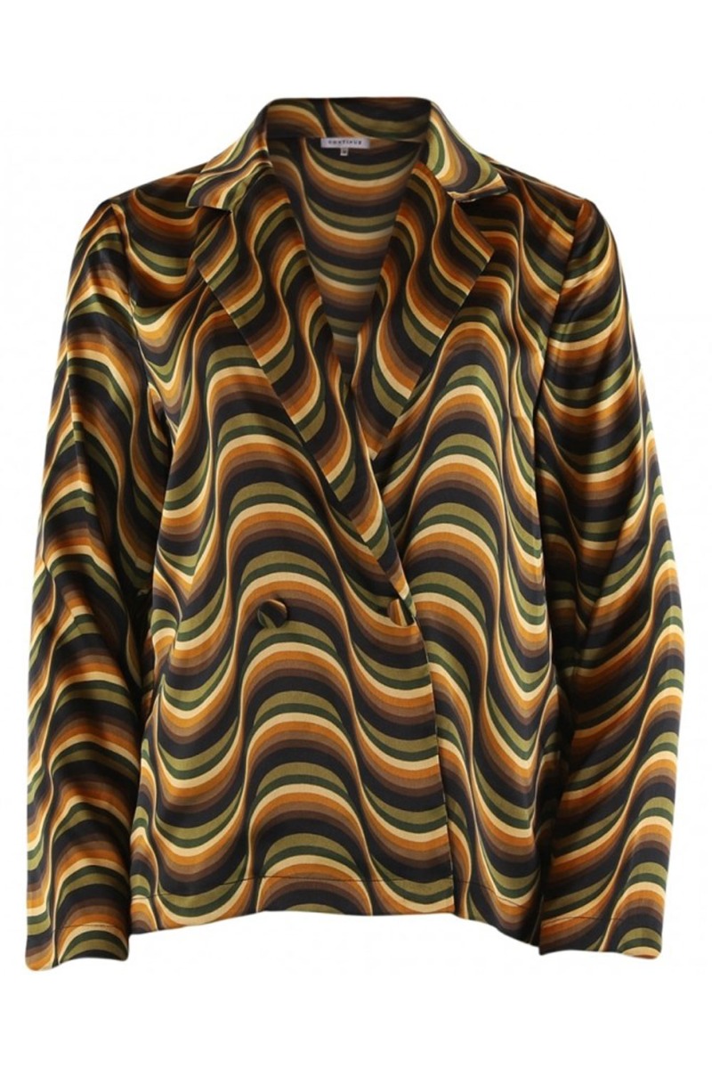 Blazer   Lizza   Brown Mix fra Continue