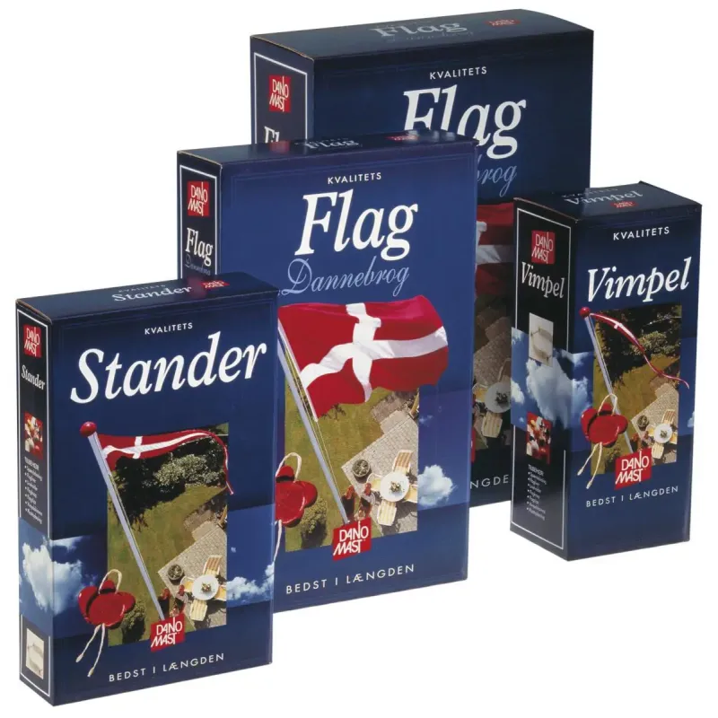 Dannebrogs Stander Til 11 12 Meter Stang fra Dano Mast
