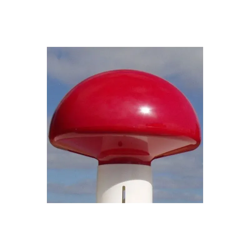 Rød Plast Knop   7   8 M 160mm fra Dano Mast