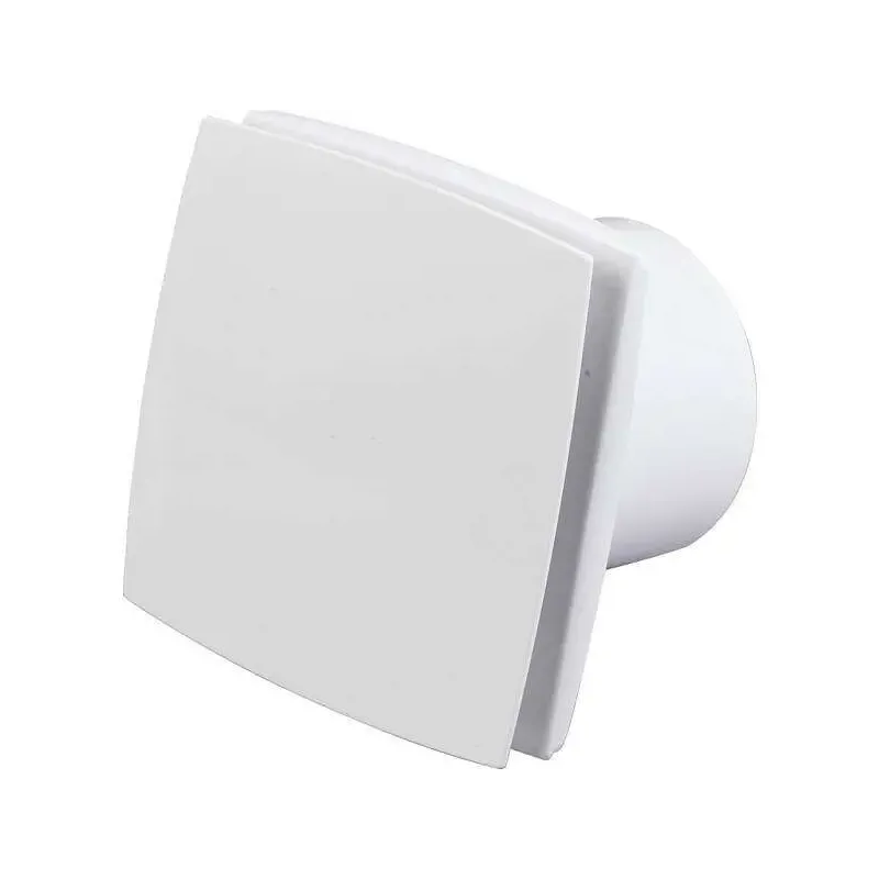 El 700 Th Fugt  Og Tidsstyret, Front I Hvid Plast Ventilator fra Duka