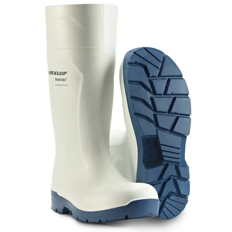 Purofort Multigrip S4 Gummistøvle   Hvid fra Dunlop