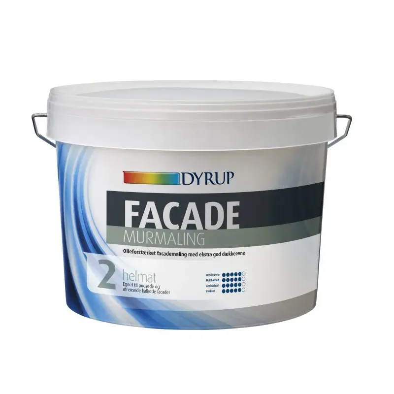 Facade   Murmaling Hvid   2,25lt fra Dyrup
