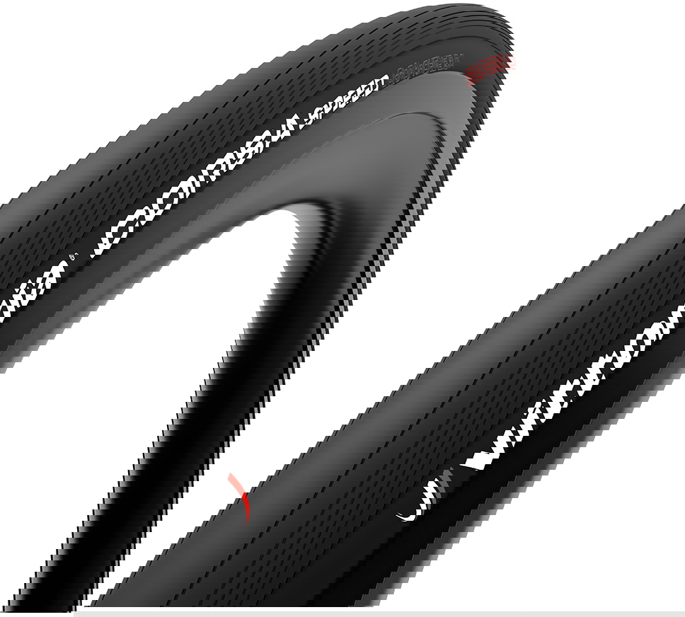 Road Corsa Speed Tubeless Ready 700x23 25   Sort fra Vittoria