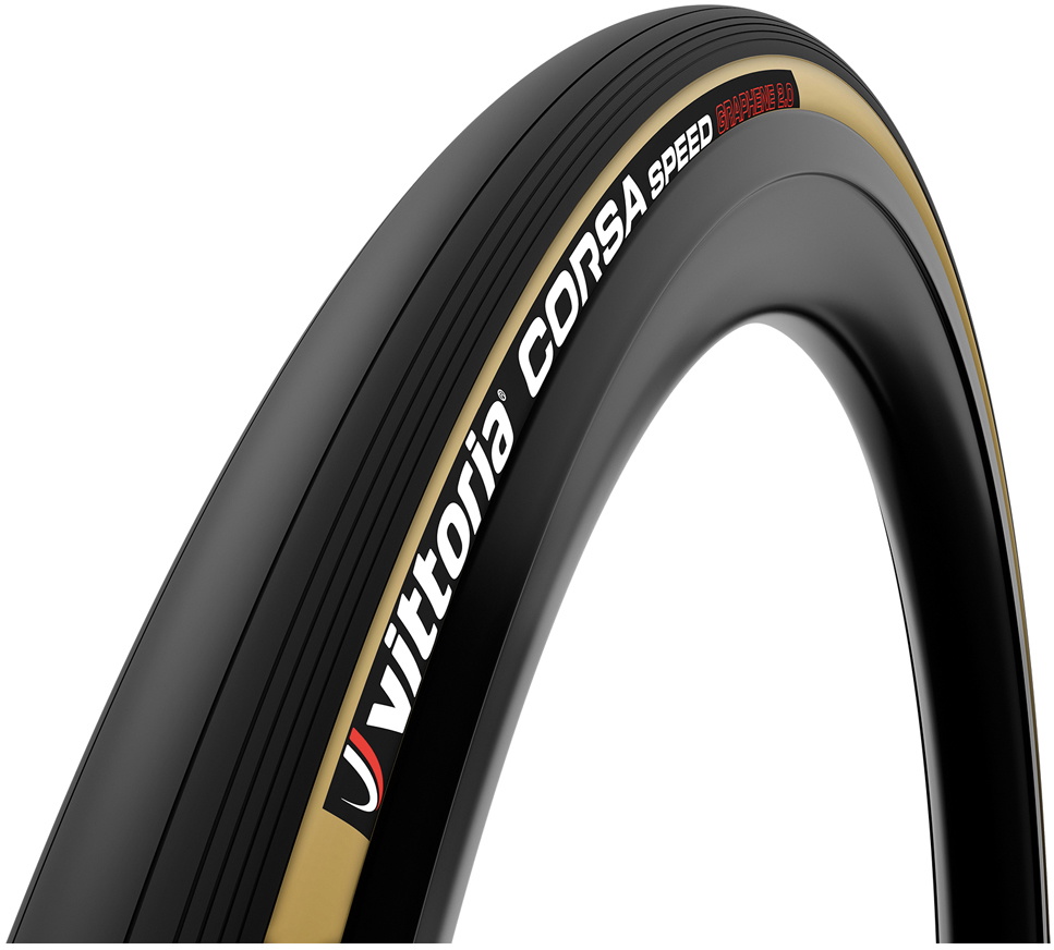 Road Corsa Speed Tubular 700x23 25   Brun fra Vittoria