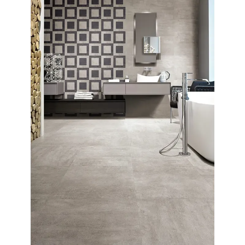 Emil 603b8r Cemento Nat. Rett 60x60cmx9,5mm    Gulvflise fra Homeshop