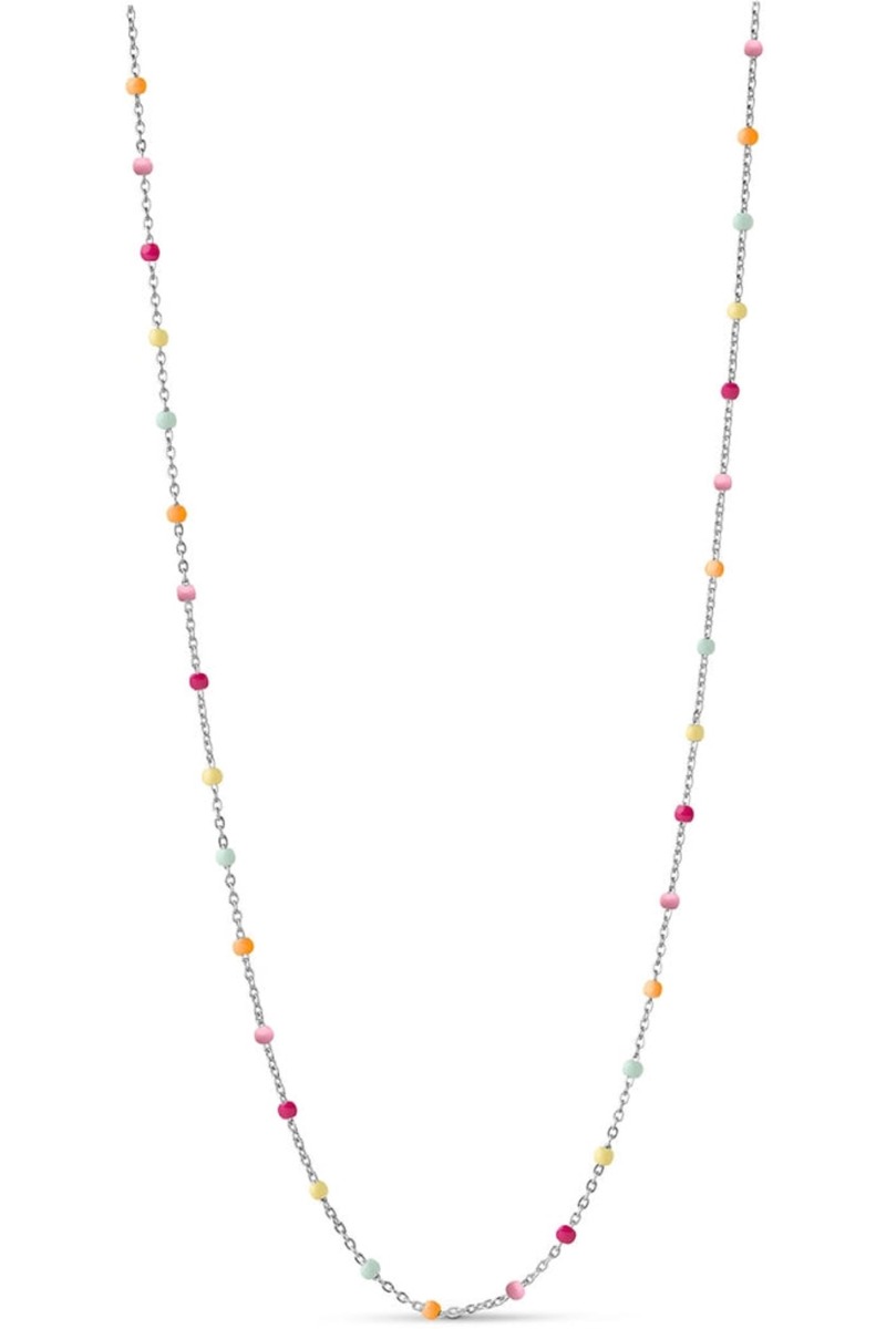 Halskæde   Lola Necklace   Rainbow Silver fra Enamel