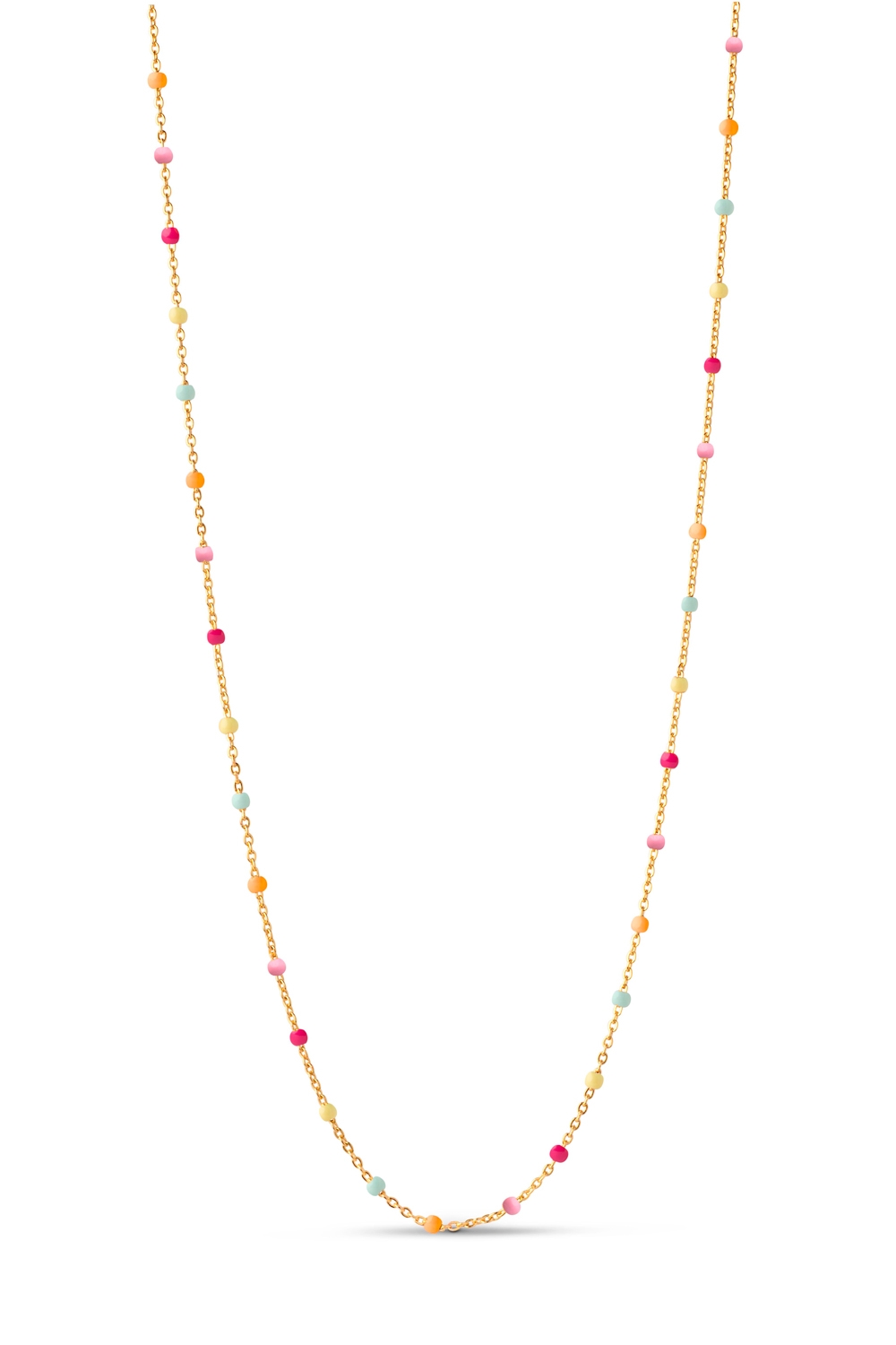 Halskæde   Lola Necklace   Rainbow Gold fra Enamel