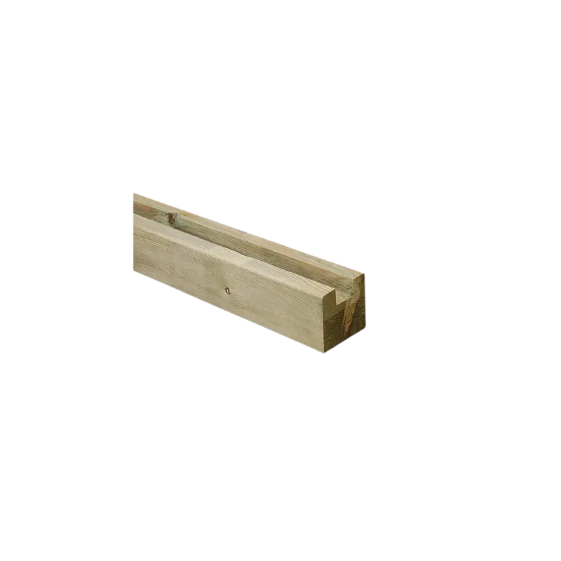 Fsc Stolpe T Profilhegn Ende 90x90x2700 fra Nsh Nordic A/s