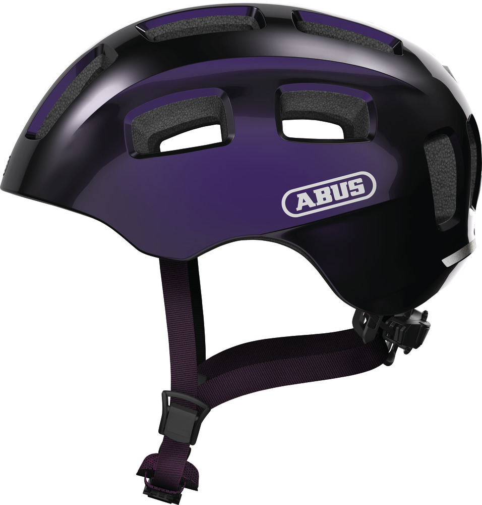 Youn I 2.0 Hjelm M. Led Lys   Black Violet fra Abus