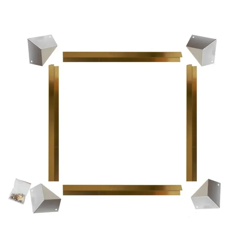 Gardenlife Sneglesikker Metalprofil Kantliste Til Palleramme 80x80cm fra Garden Life