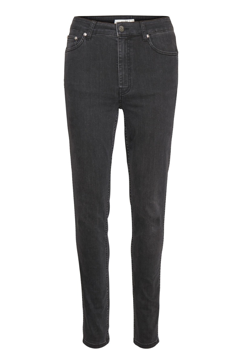Jeans   Emily Hw Skinny Jeans   Washed Grey fra Gestuz