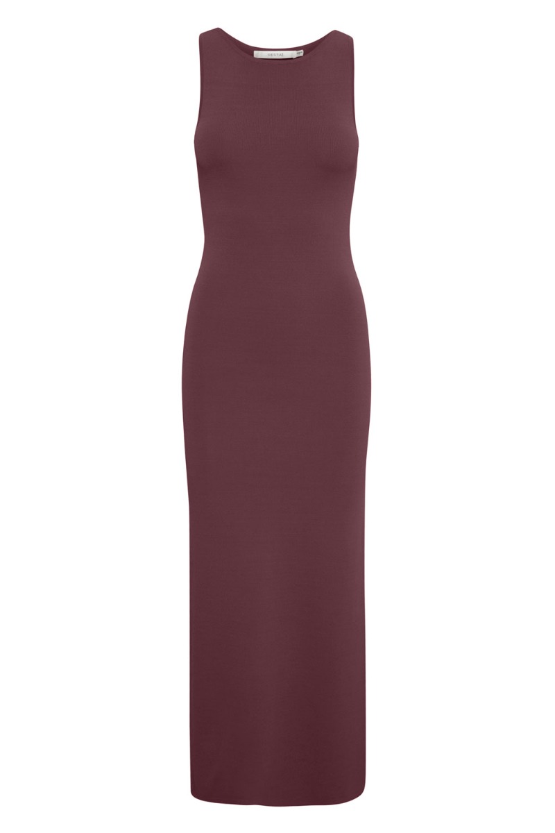 Kjole   Briellegz Sl Rib Dress   Fudge fra Gestuz