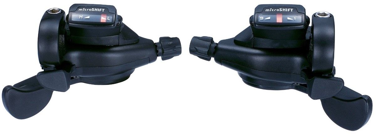 Skiftegrebssæt Microshift 2 X 9sp fra Bike Attitude
