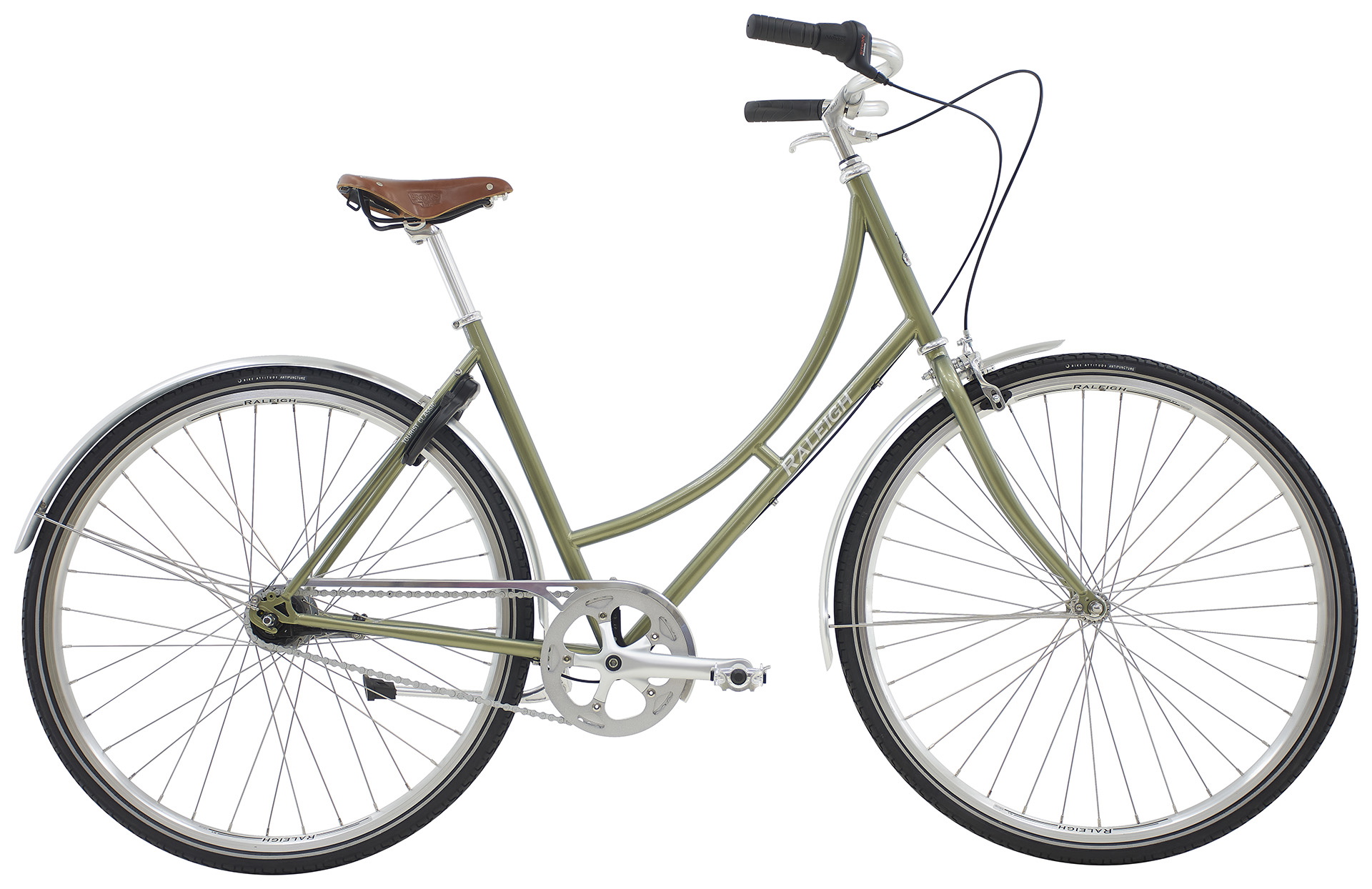 Tourist Classic Dame 7g 2023   Grøn fra Raleigh