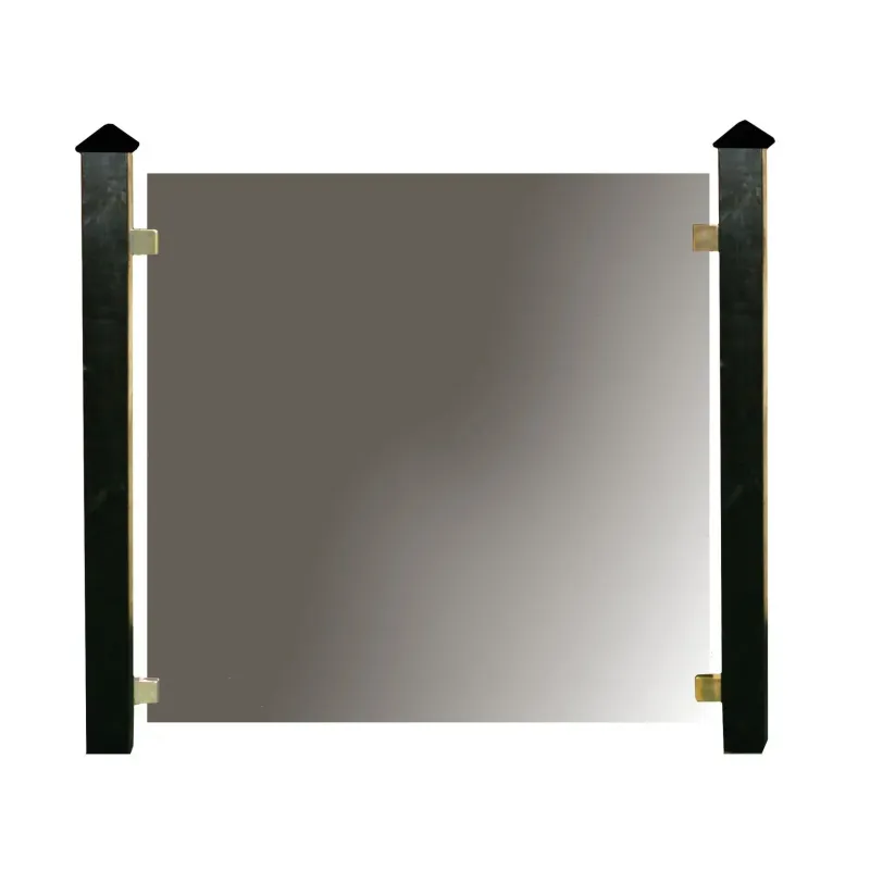 Glas Hegns Tillægs â½ Modul Inkl. Stolper, Stolpehat & Beslag fra Hortus