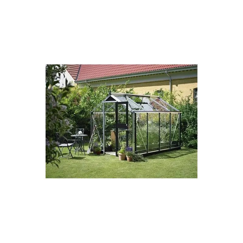 Drivhus Compact 5,0 Mâ² M  3 Mm Hærdet Glas fra Juliana
