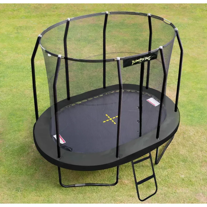 Trampolin Oval Black   350 X 244 Cm fra Jumpking
