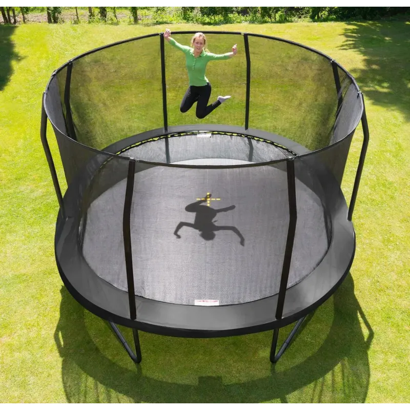 Trampolin Oval Black   520 X 425 Cm fra Jumpking