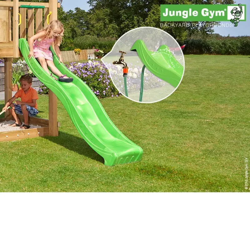 Rutschebane Grøn 2,20 Meter fra Jungle Gym