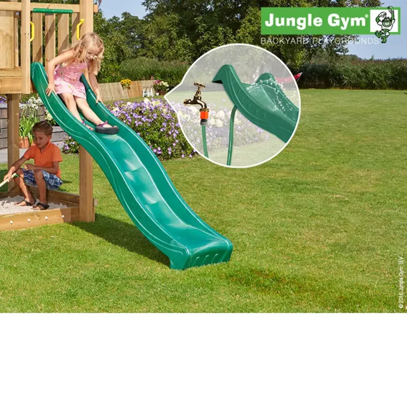 Rutschebane Mørkegrøn 2,20 Meter   Nyhed fra Jungle Gym