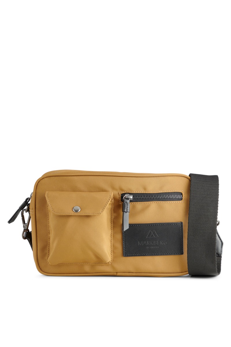 Taske   Darla Crossbody Bag Recycled   Mustard W Black fra Markberg