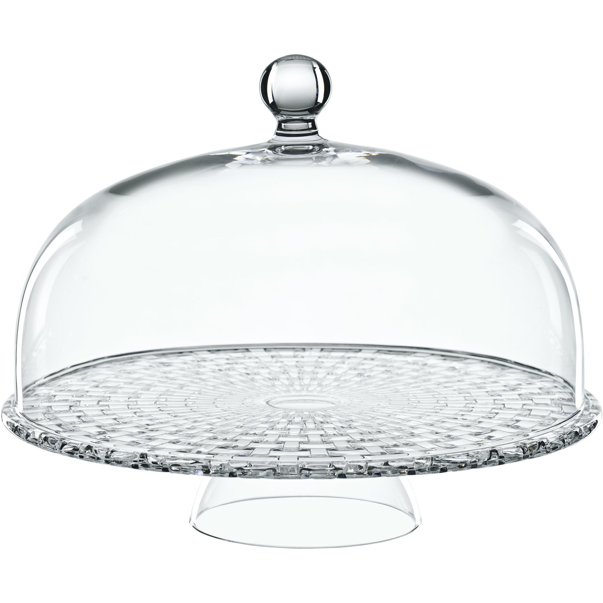 Bossa Nova Footed Cake Plate With Dome fra Nachtmann