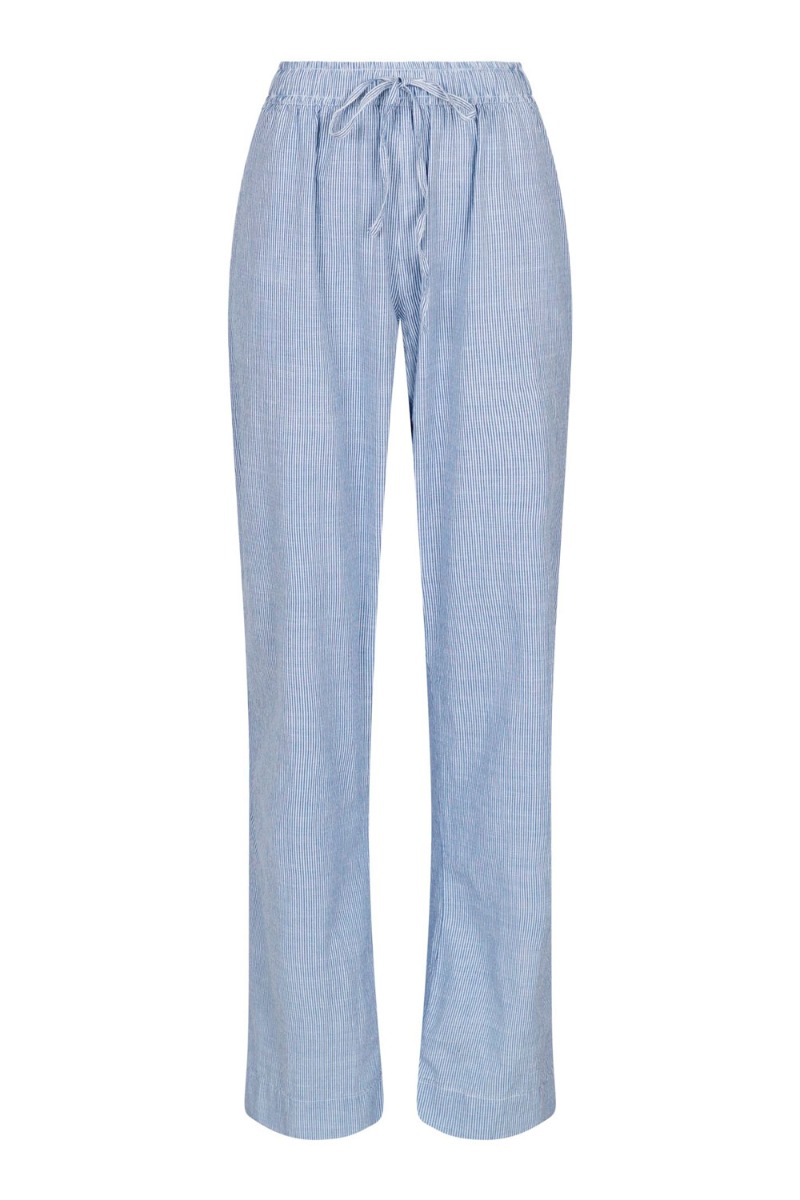 Bukser   Sonar Mini Stripe Pants   Blue fra Neo Noir