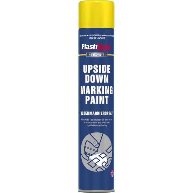 Plasti Kote Markeringsspray   6002 Gul 750ml fra Borup Kemi A/s