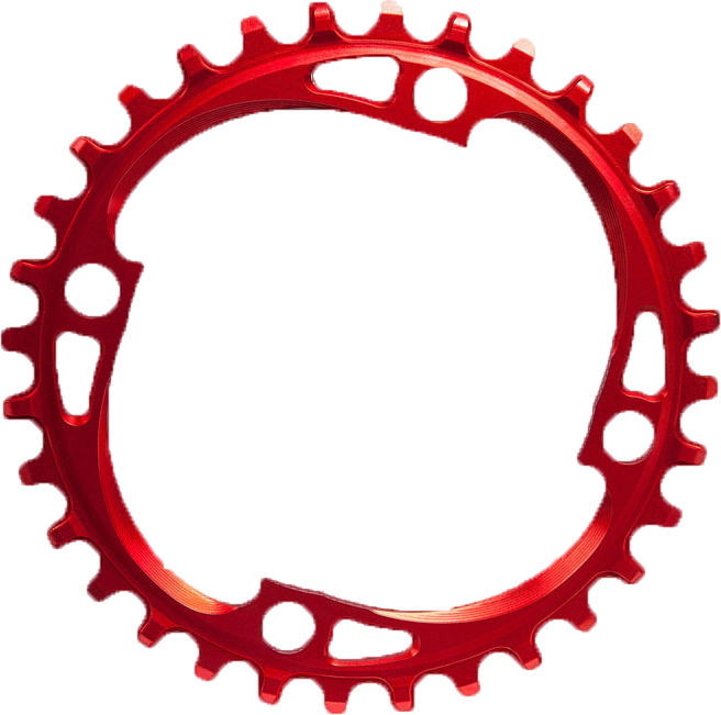 Chainring Singlespeed 26t ø64 Mm   (1x10 11 12)     Rød fra Absoluteblack
