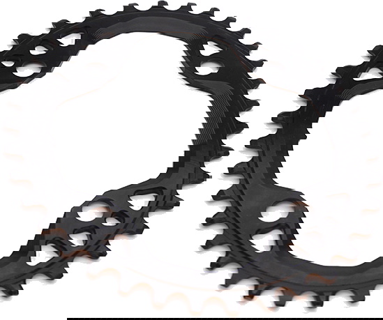 Chainring Singlespeed 36t ø104 Mm    (1x10 11 12) Oval (shimano)   Sort fra Absoluteblack