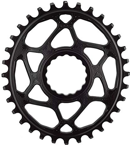 Chainring Direct Mount Singlespeed 34t   Oval   Shimano   Sort fra Absoluteblack
