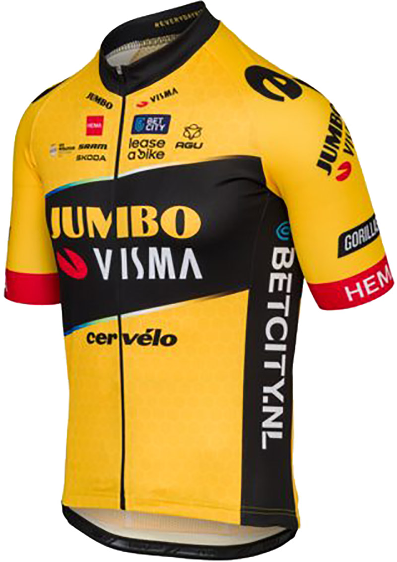 Jersey Ss Jumbo Visma Replica Men 2023 fra Agu