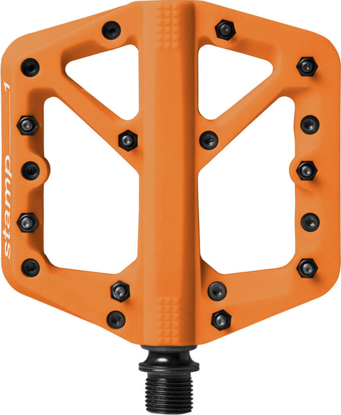 Pedal Stamp 1   Large   Orange fra Crankbrothers