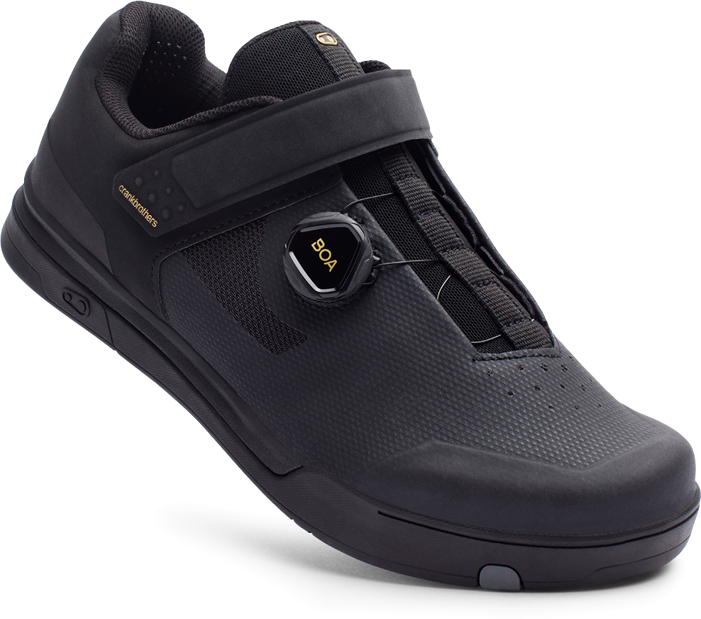 Mallet Boa Mtb Cykelsko   Sort Guld fra Crankbrothers