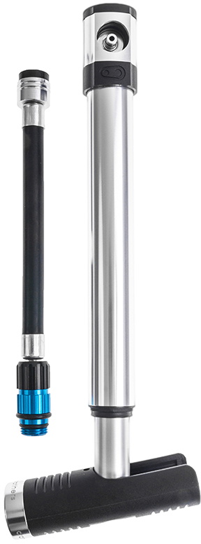 Mini Håndpumpe Klic Hp   120psi 8.3bar   Sølv fra Crankbrothers