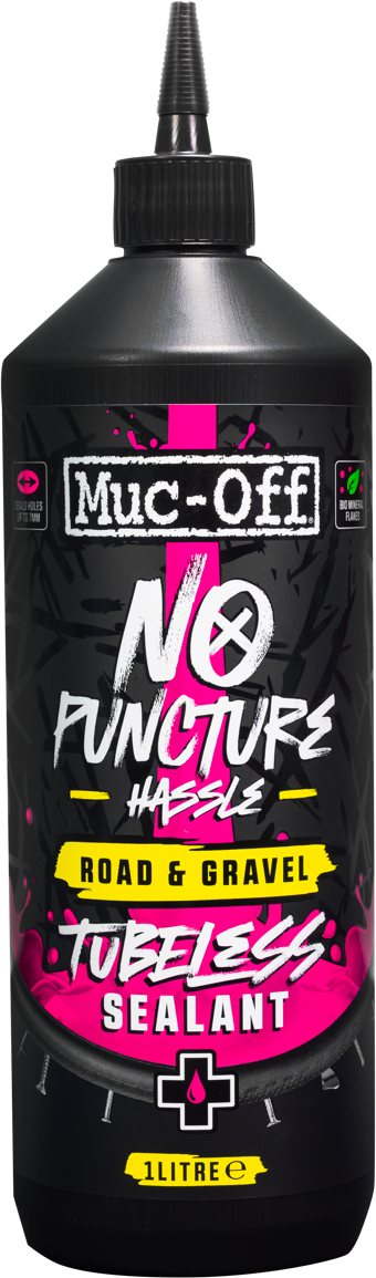 Muc Off No Puncture Hassle Road & Gravel Tubeless   1l fra Muc-off