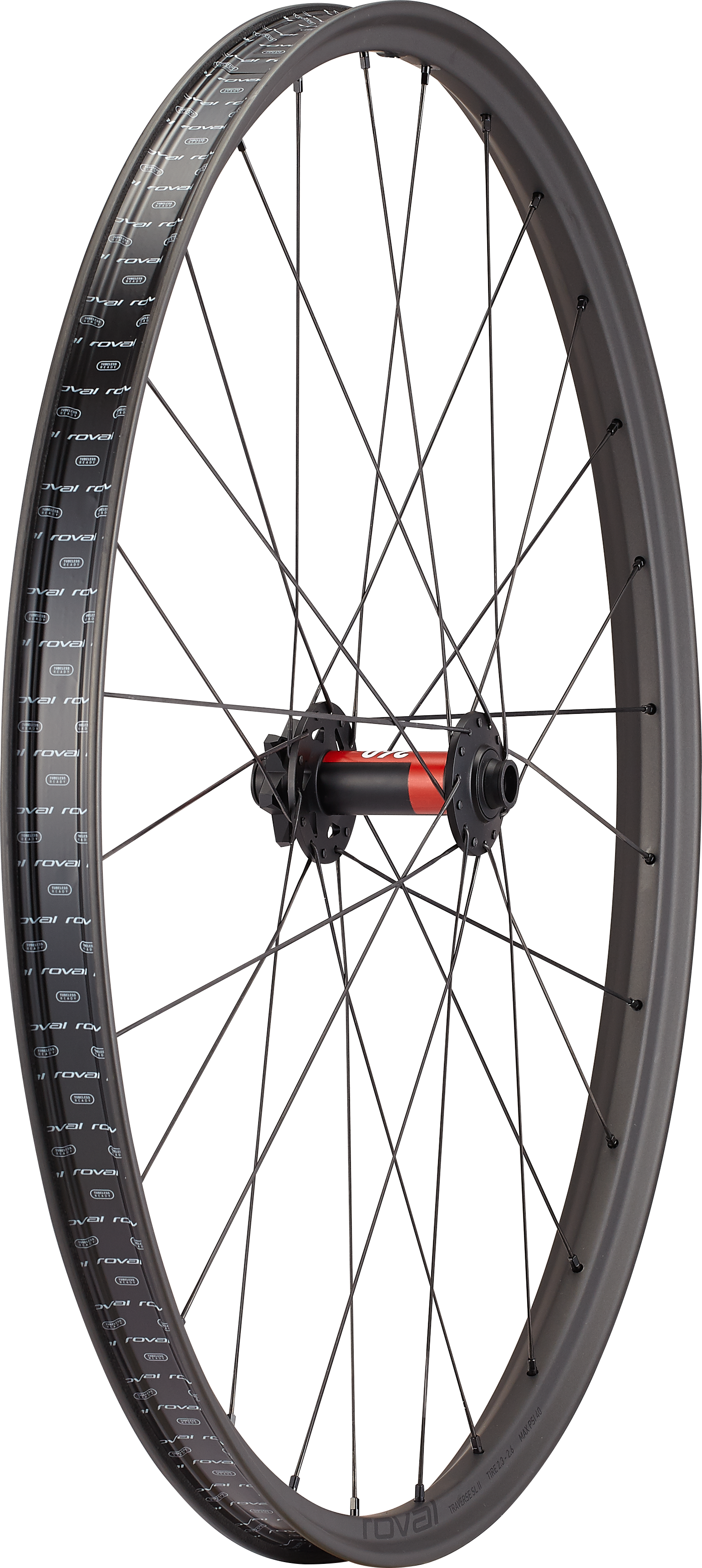 Specialized   Traverse Sl Ii 240 6b 29" Front   Satin Carbon Gloss Black fra Roval