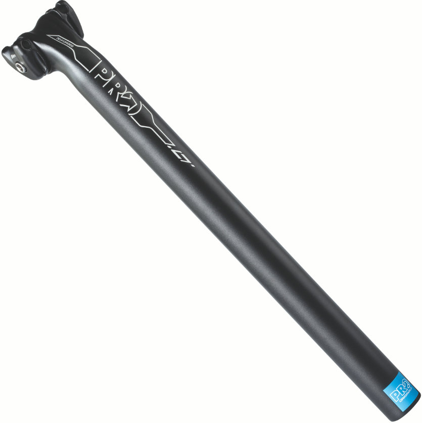 Lt Sadelpind 30.9mm 0mm Alloy   Sort fra Pro Bikegear