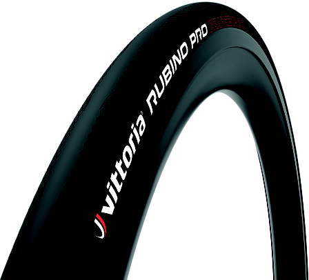 Road Rubino Pro 700x23 25 28 30 32 Foldable   Sort fra Vittoria
