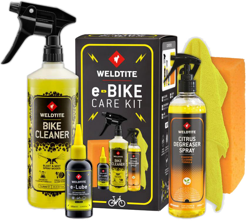Rengøringssæt E Bike Care Kit fra Weldtite